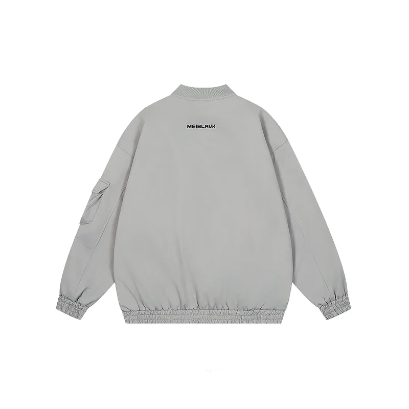 Casual Retro Loose Baseball Jersey-7