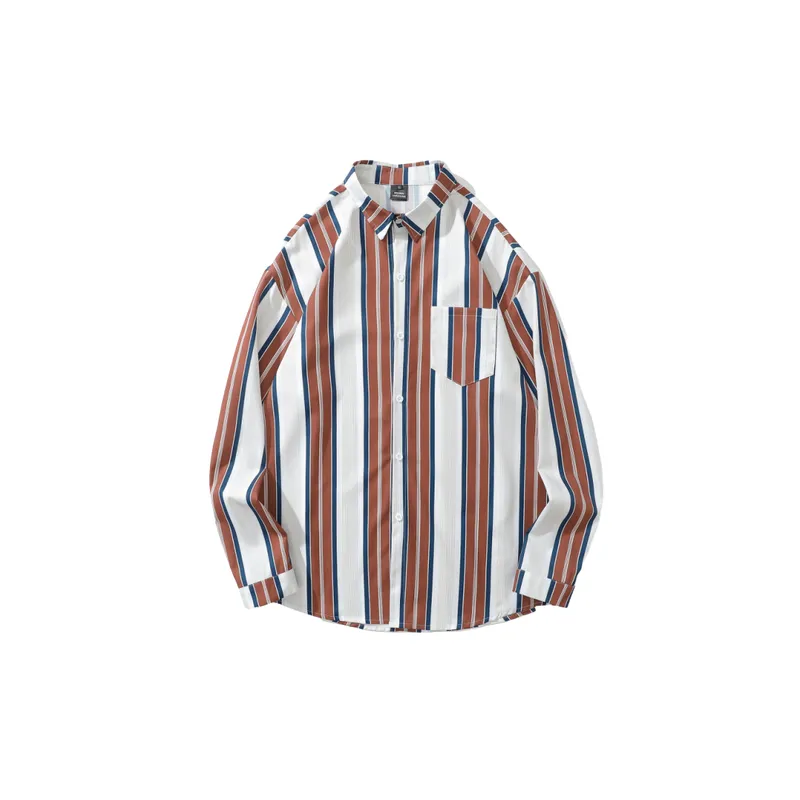 Loose Retro Cotton Shirt-8