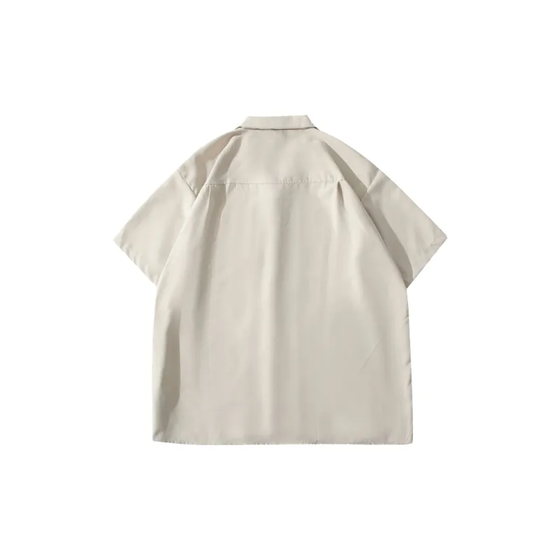 Retro Casual Blended Synthetic Fabrics Shirt-7