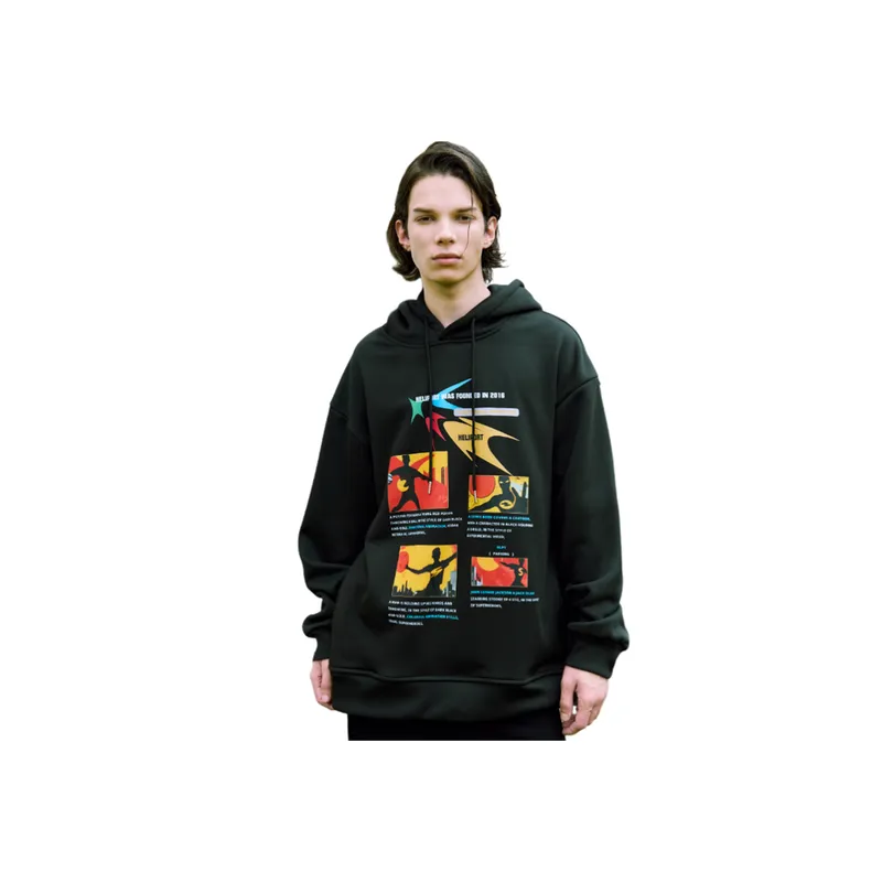 HELIPORT Apron Thermal Imaging Hooded Sweater Loose Fit Hoodie-7