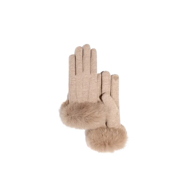 Casual Simple Knit Gloves-2
