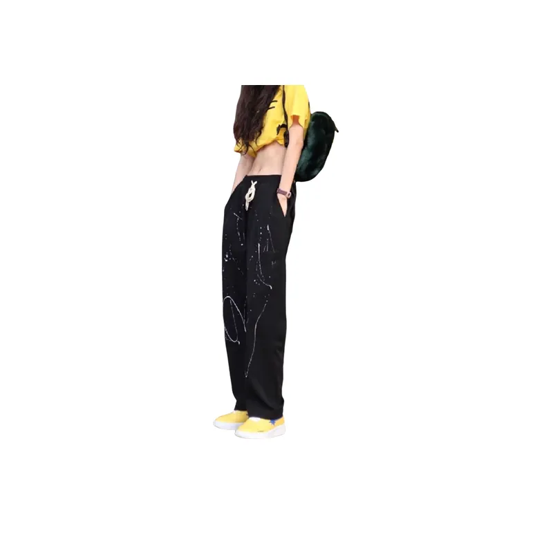 HELIPORT Splash Ink Loose Casual Pants-3