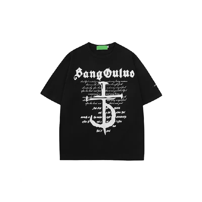Street Loose 100% Cotton T Shirt Unisex-0