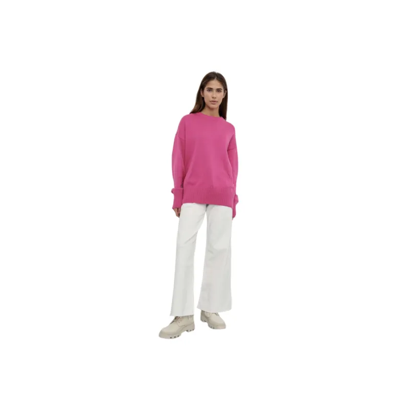 Casual Warm Covered Yarn Sweater Women-2