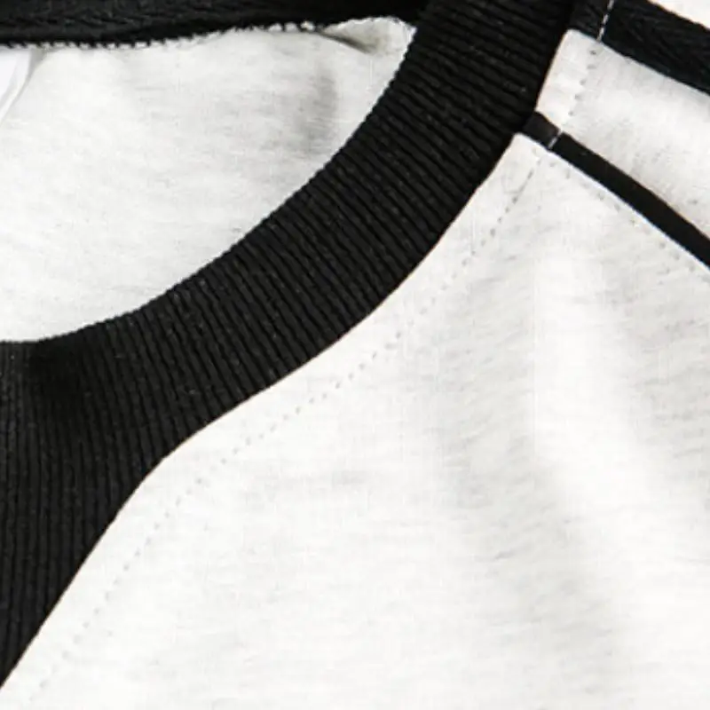 Retro Sporty Cotton T Shirt-2
