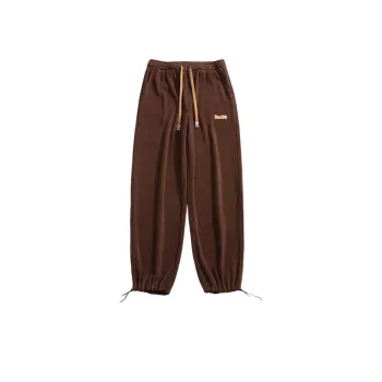 All match Leg toe Solid Color Sports Loose Pants