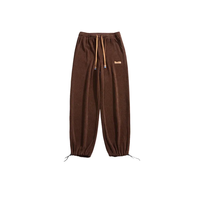 All match Leg toe Solid Color Sports Loose Pants-2
