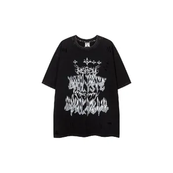 Retro Loose 100% Cotton T Shirt