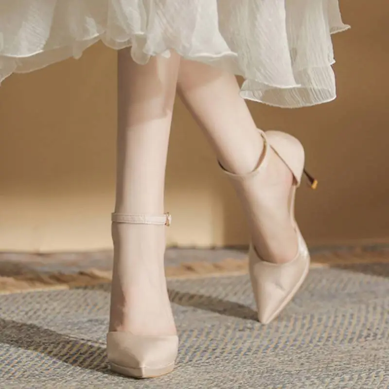 Simple Plain High Heels-2