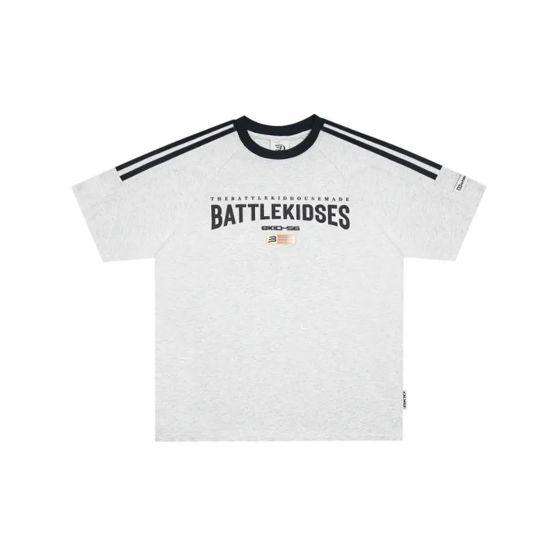 Casual Letter 100% Cotton T Shirt-0
