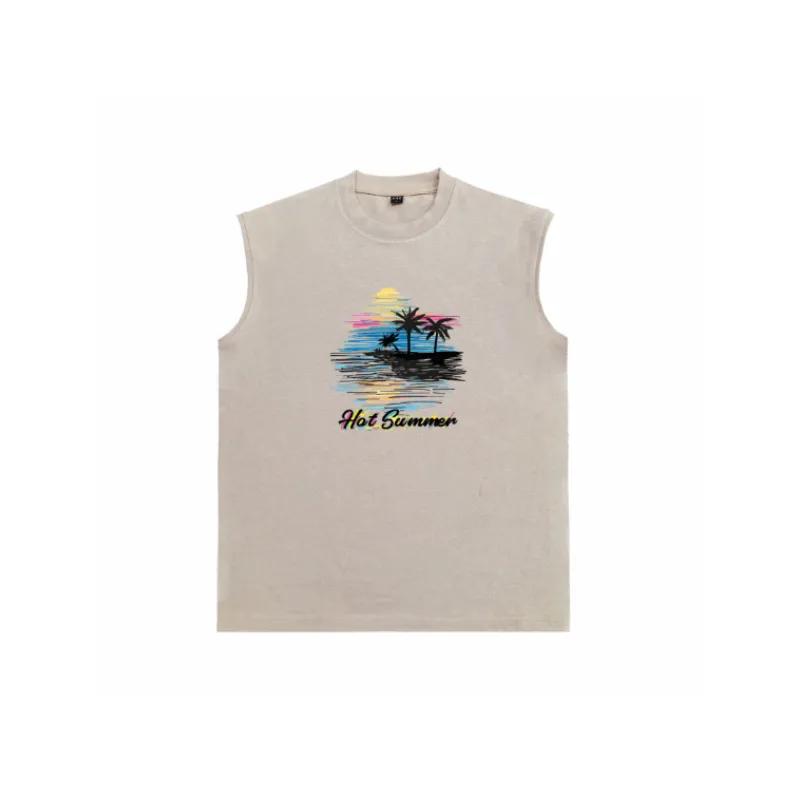 Trendy Tree Print Vest-4