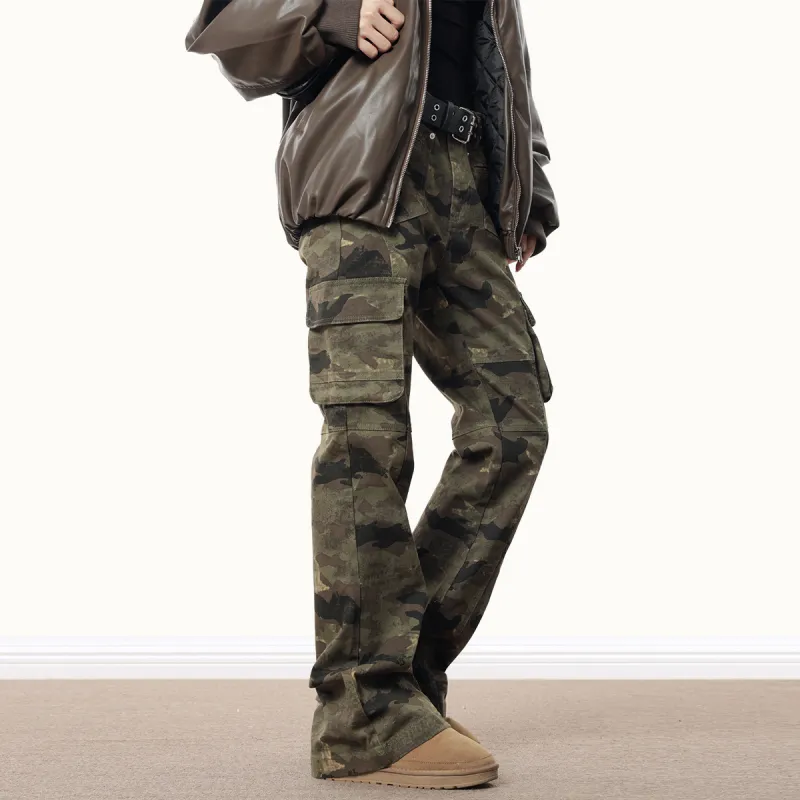 Casual Loose Cargo Pants-3