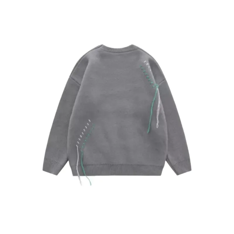 Tide Brand Star Tassel Pullover Street Casual Sweater-1