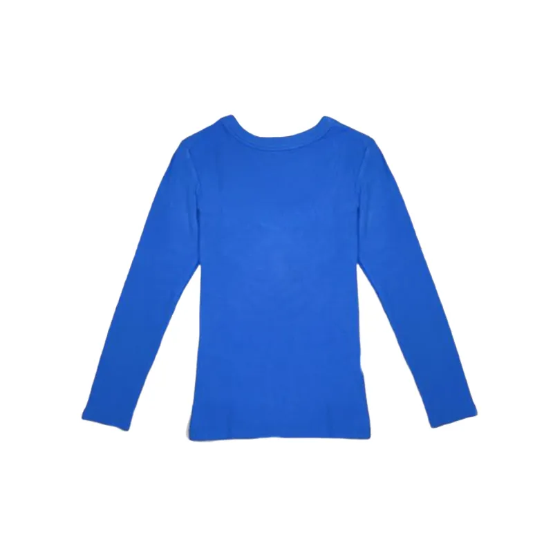 Basics Simple Polyester T Shirt Women-1