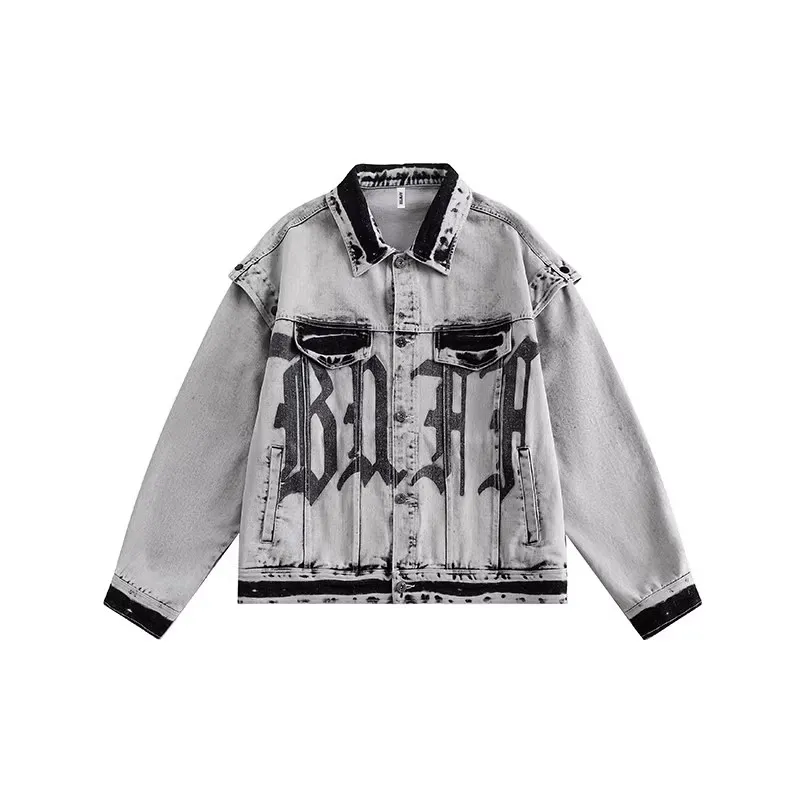 Fashionable Washed Jacket-0