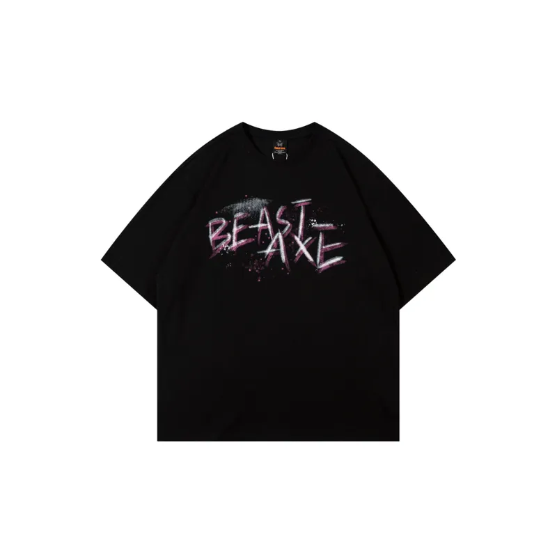 Trendy Graffiti Oversized T shirt-4
