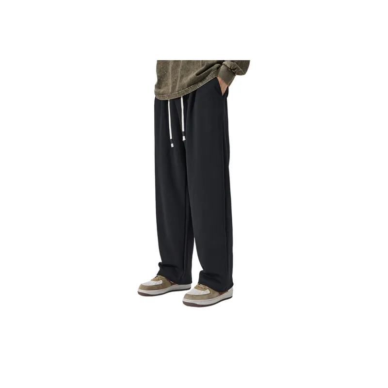 Loose Drawstring Casual Pants-3