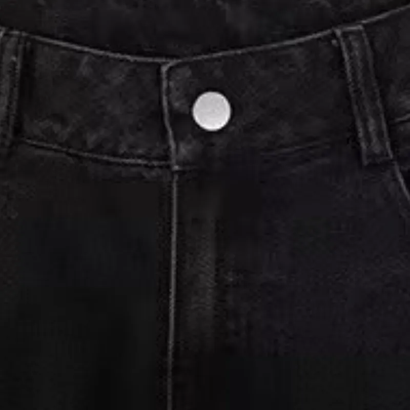 Simple Loose Jeans-5
