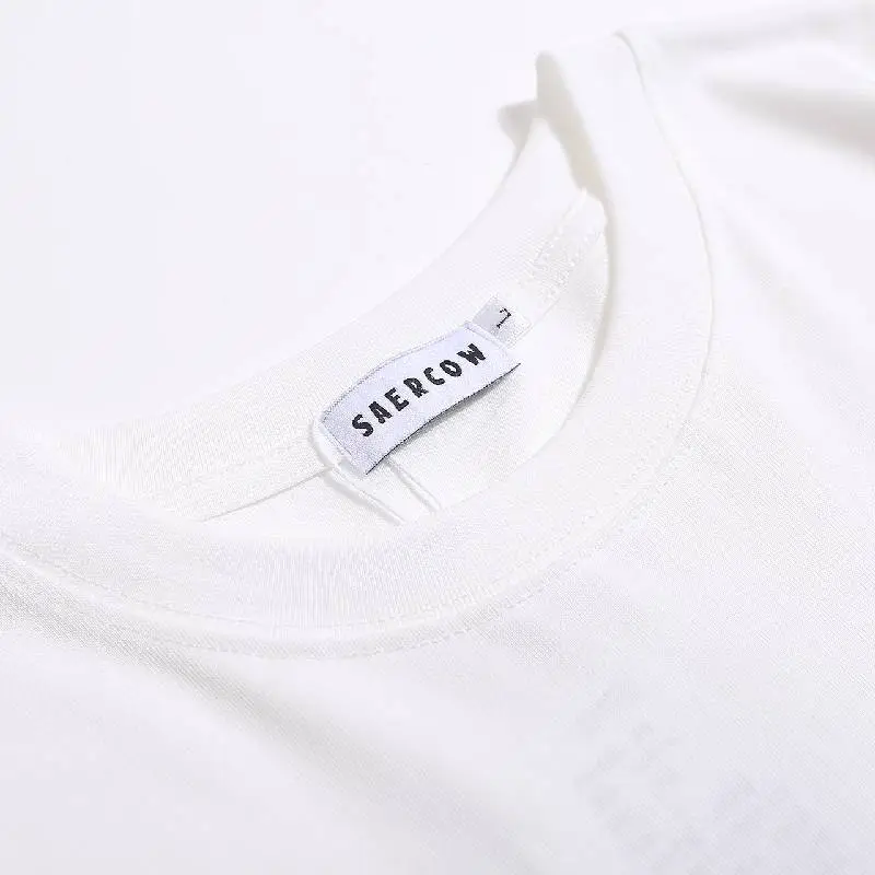Fashionable Loose Cotton T Shirt-2
