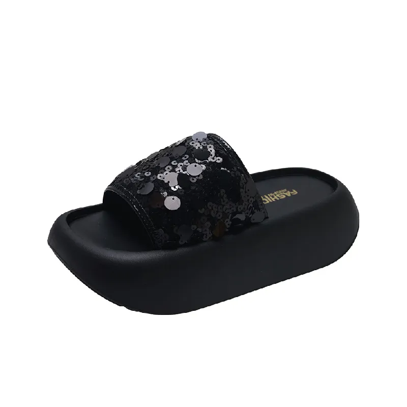 Casual Sequins Beach Sandals-0