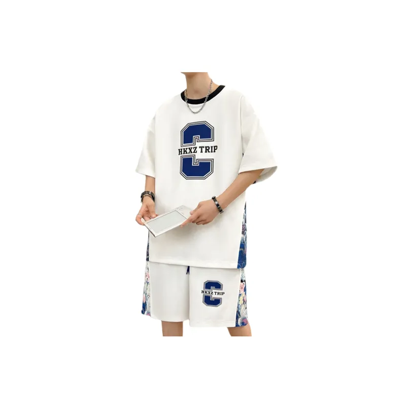 Trendy Short Sleeved Clothes Set-0