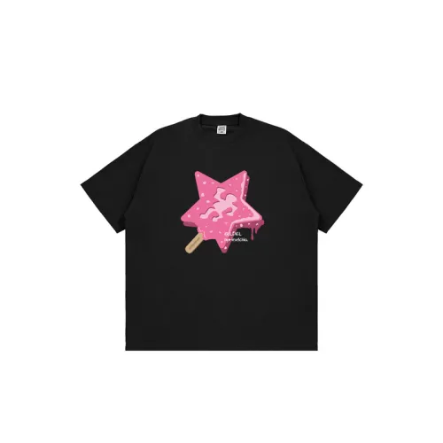 Tide Star Stick Printing sweater Sleeve T shirt