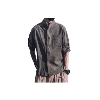 Loose Casual Solid Color White Shirt