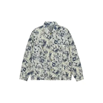 Fashionable Washed Embroidered Jacket