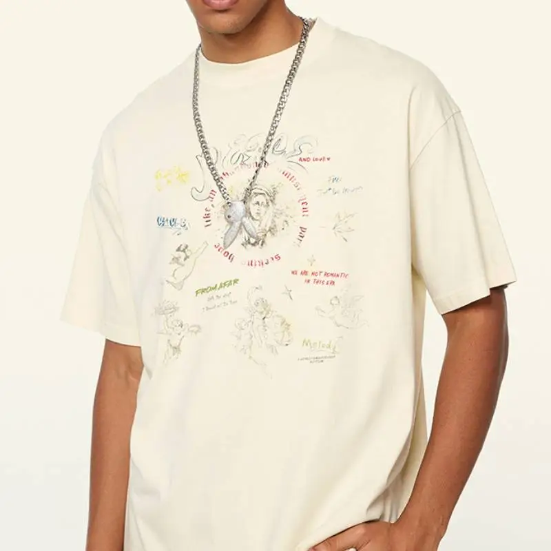 Casual Sporty 100% Cotton T Shirt-4