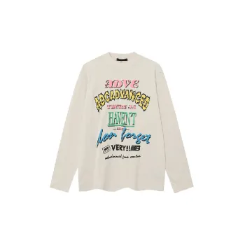 Fashionable Letter 100% Cotton T Shirt