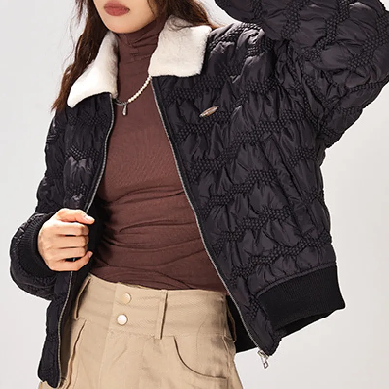 Retro Loose Quilted Jacket-4