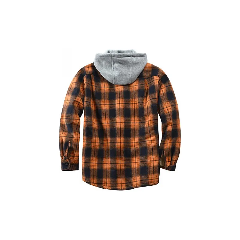 Casual Plaid Loose Jacket-5