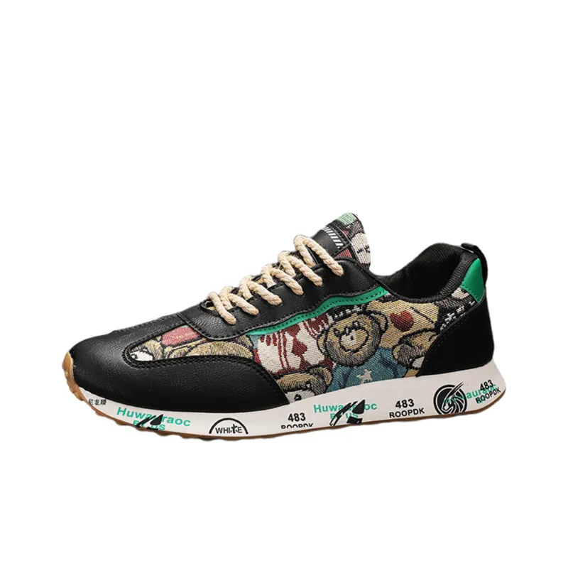 Sporty Breathable Skateboarding Shoes-8