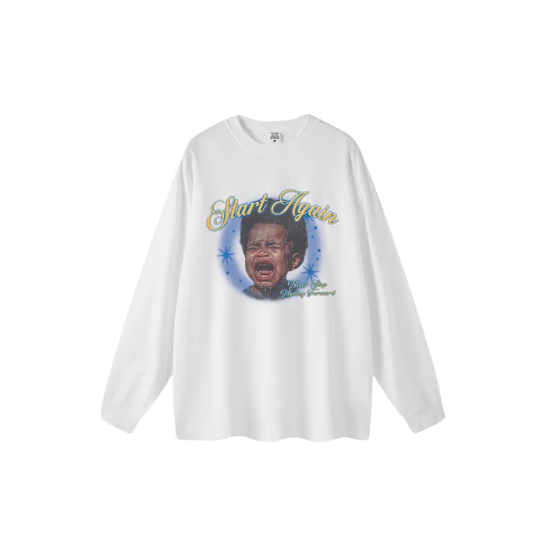 Retro Loose Cotton T Shirt-0