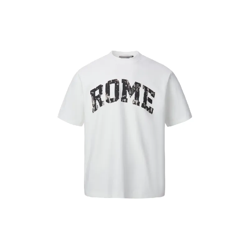 Street Loose Cotton Blended Fabric T Shirt-0