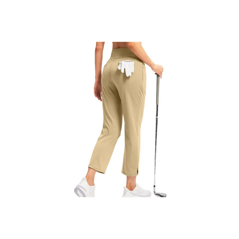 Casual Plain Polyester Sports Pants Women-9