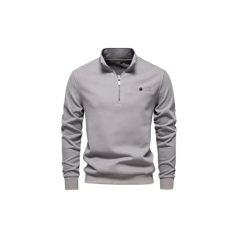 Casual Plain Sweatshirt-2