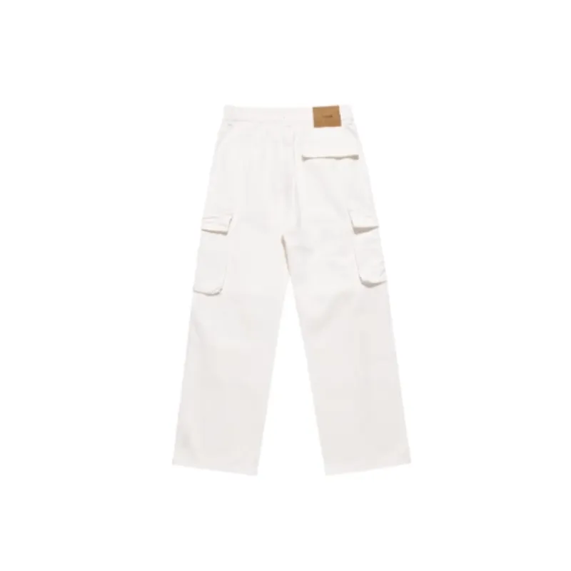 Casual Loose Straight Leg Cargo Pants-1