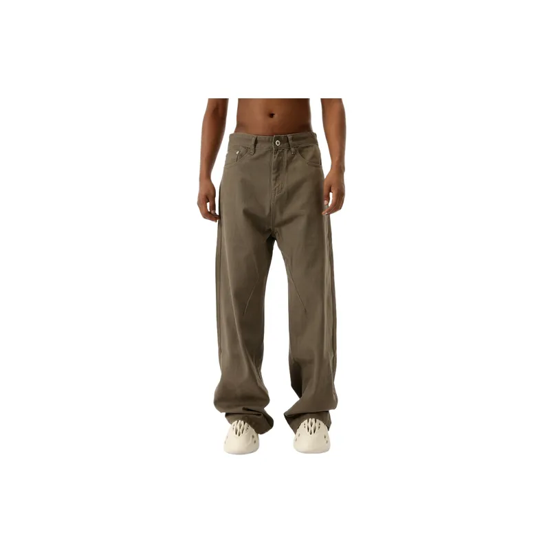Casual Straight Leg Jeans-1