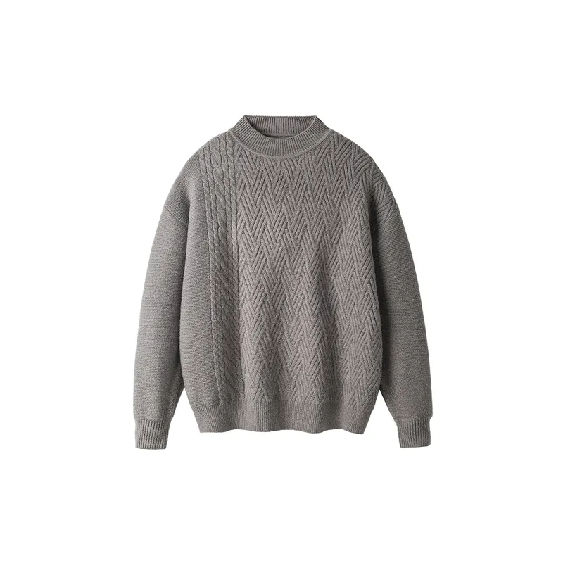 Plain Simple Polyester Sweater-12