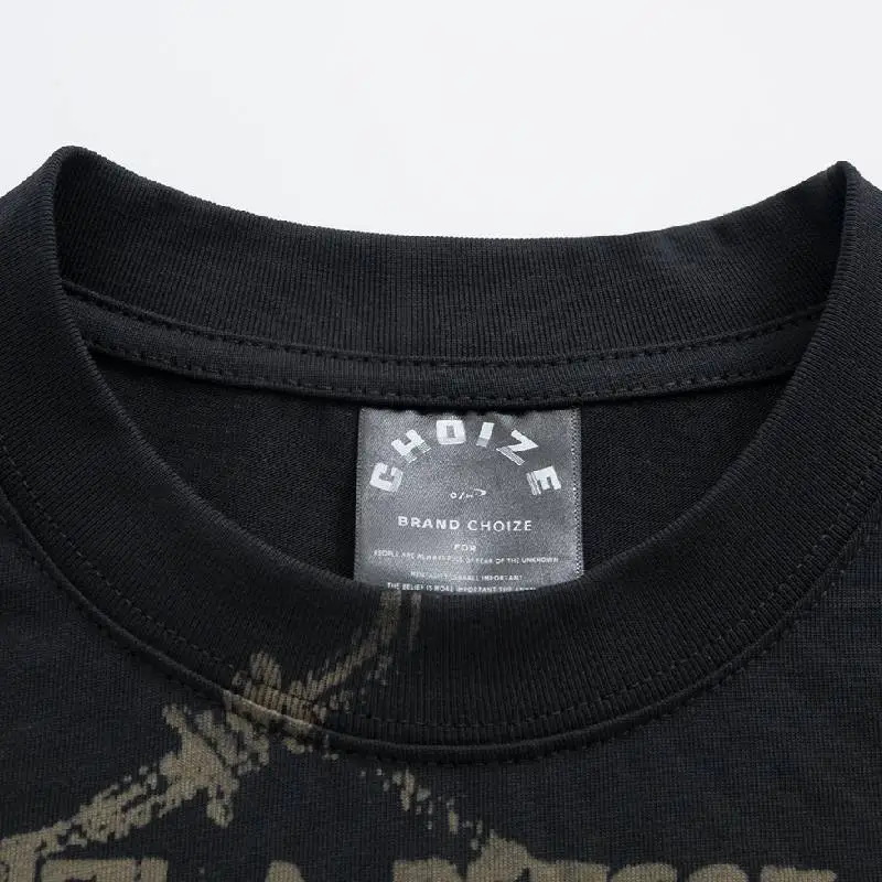 Fashionable Loose 100% Cotton T Shirt-2