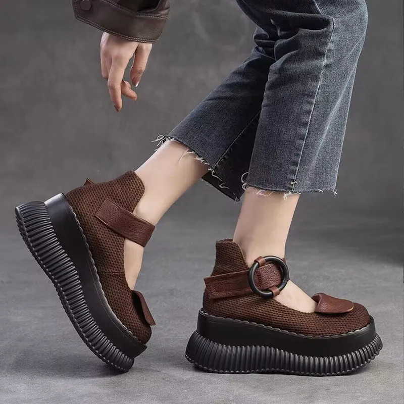 Retro Casual Mary Jane Shoes-2