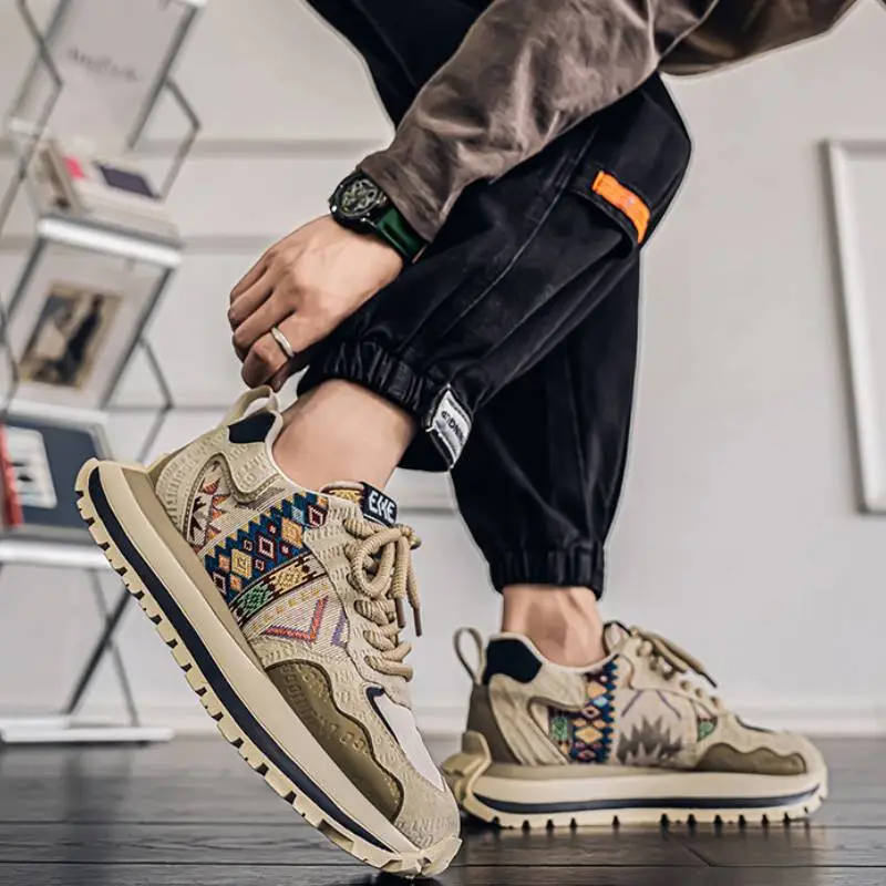 Fashionable Embroidery Lifestyle Shoes-8