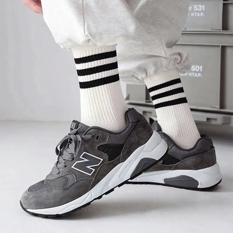 Fashionable Simple Mid Calf Sock-5