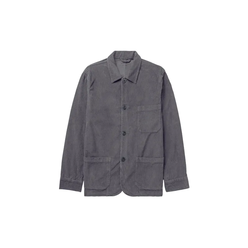 Simple Long Sleeve Jacket-4
