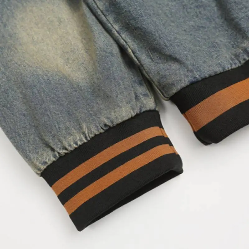 Embroidery Distress Sweatshirt-3