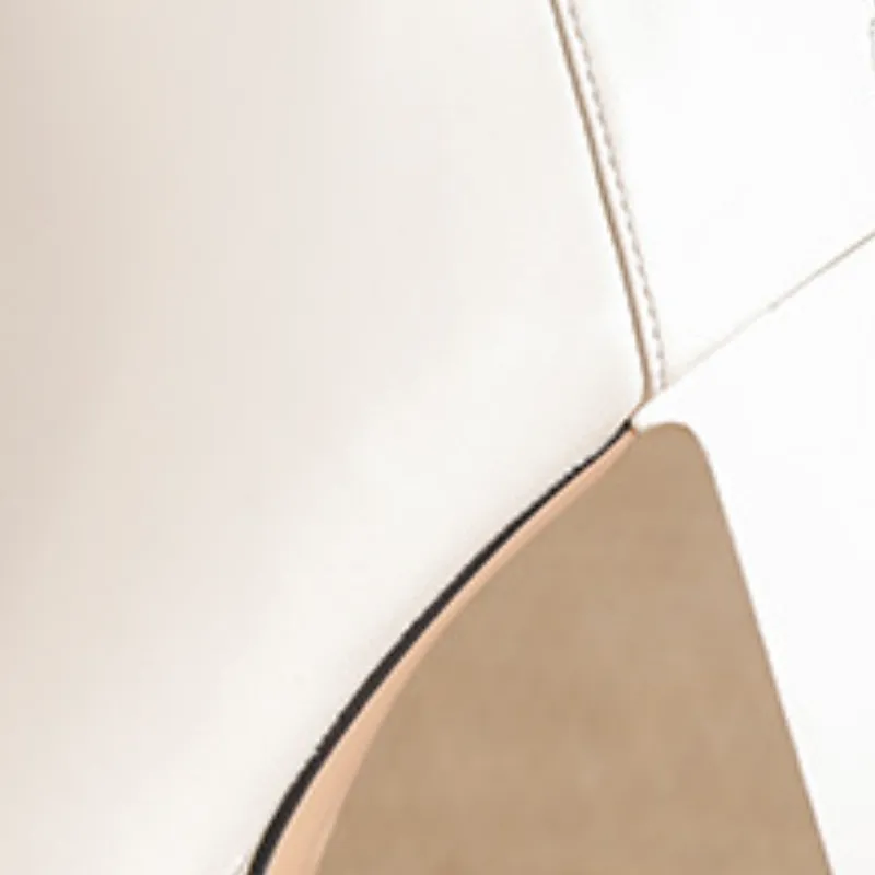 Simple Bow High Heels-4