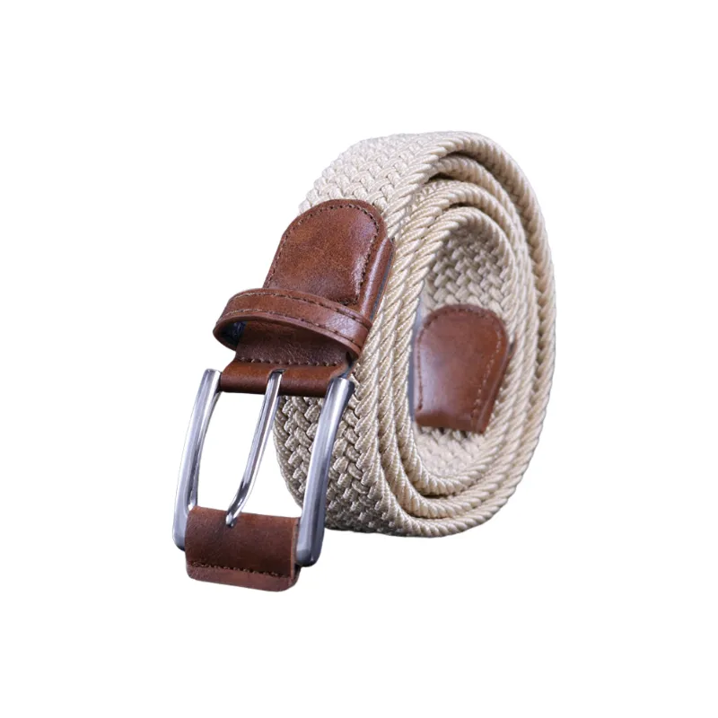 Fashionable Braid Leather Belt Man-3