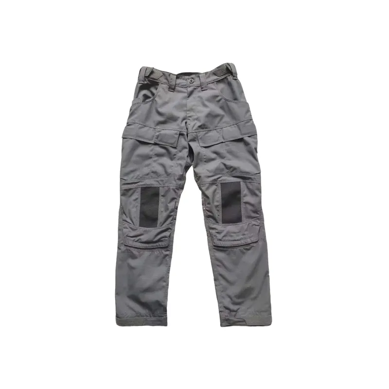 Casual Retro Polyester Cotton Cargo Pants-0