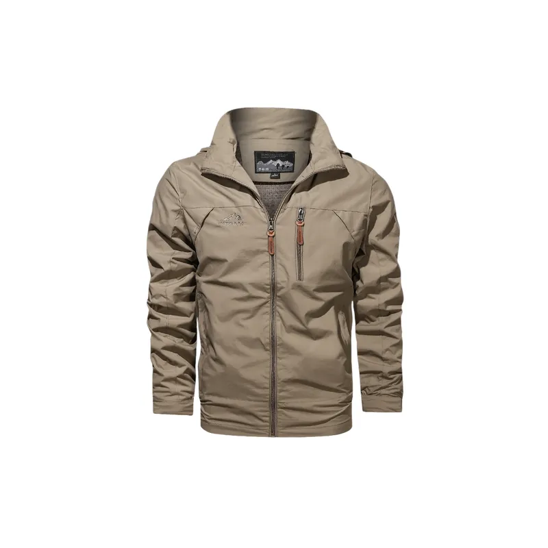 Retro Plain Cotton Jacket-3